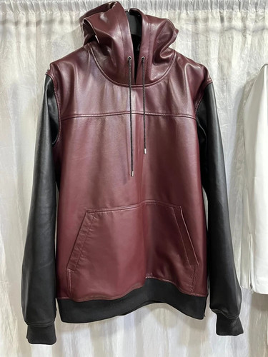 New men burgundy black - new,